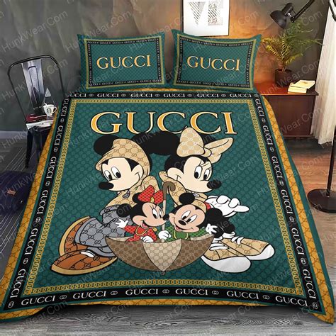 gucci mickey mouse bedding.